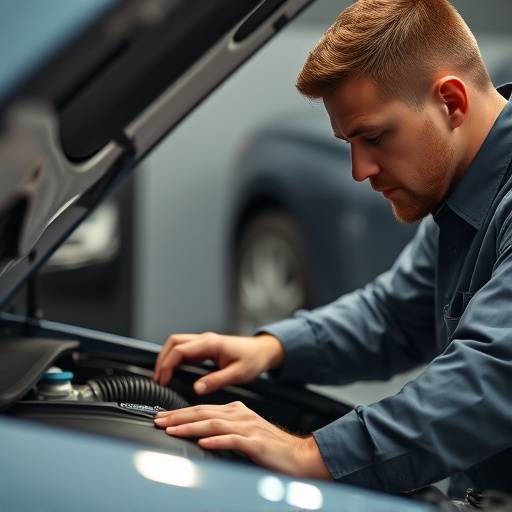 Close-up of diagnostic equipment being used by a skilled mechanic to assess a vehicle's performance.